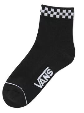 Chaussettes Vans Peek A Check Noire Unisexe