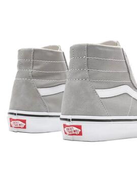 Baskets Vans Sk8 Hi Tapered Gris pour Femme