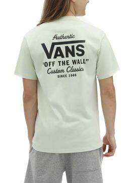 T shirt vans homme verte hot sale