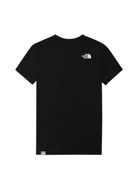 T-Shirt The North Face Box Noire Camouflage Garçon
