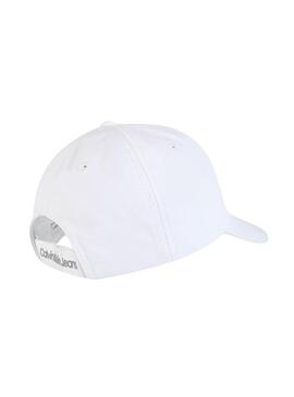 Casquette Calvin Klein Mix Media Blanc pour Enfants