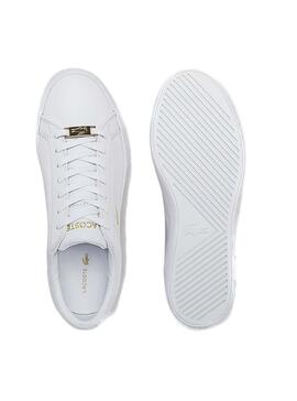 Baskets Lacoste Lerond 0722 Blancs pour Femme