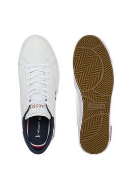 Chaussures Lacoste Powercourt Blanches pour Homme