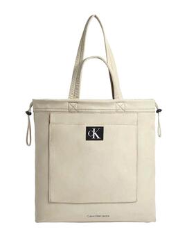 Sac à main Calvin Klein City Square Beige pour Femme