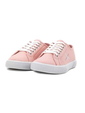 Baskets Calvin Klein Rosa Vulcanized pour Femme