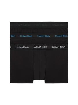 Pack 3 Slip Calvin Klein Noires Homme