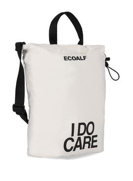 Sac à main Ecoalf Lupita Message Beige pour Femme