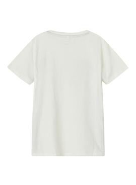 T-Shirt Name It Famos Hello Blanc pour Garçon