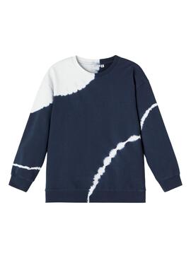 Sweat Name It Formal Faded Bleu Marine pour Garçon