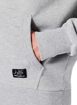 Sweat Superdry Vintage Ranchero Gris Homme