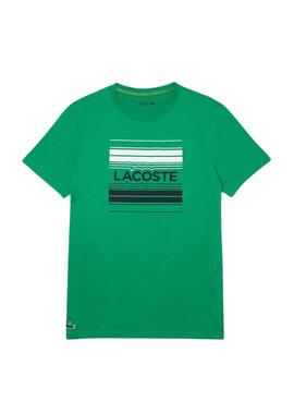 T-Shirt Lacoste TH0851 Vert pour Homme