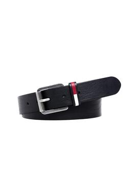 Ceinture Tommy Jeans Flag Inlay Marin Homme