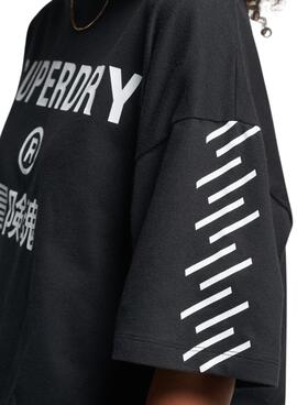 T-Shirt Superdry Code Core Sport Noire pour Femme