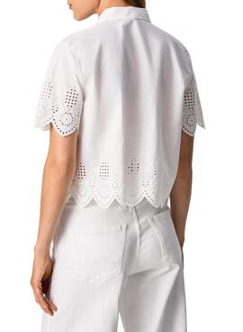 Chemise Pepe Jeans Laura Calada Blanc pour Femme