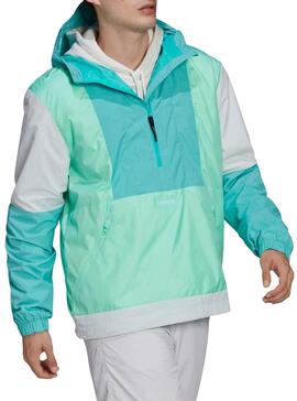 Coupe-vent Adidas Adventure Blocked Vert Homme
