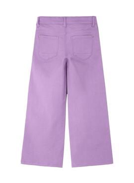 Pantalon Name It Tasse Large Lila pour Fille