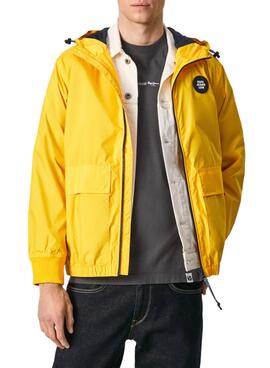 Veste Pepe Jeans Jaune Lucas pour Homme