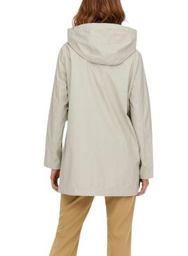 Imperméable Only Ellen Waterproof Gris pour Femme