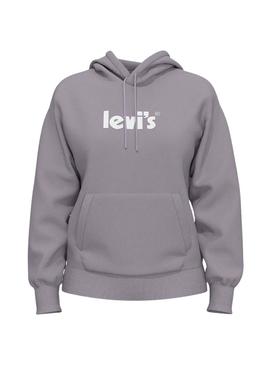 Sweat Levis Graphic Standard Gris pour Femme