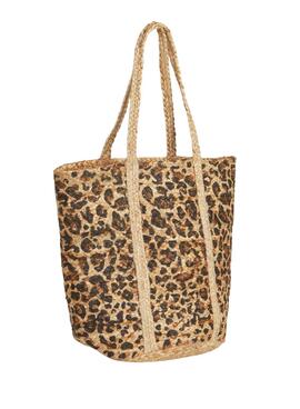 Sac à main Vila Belia Shopper Estampillé Marron Femme