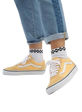 Baskets Vans UA Old School Amarillas pour Femme