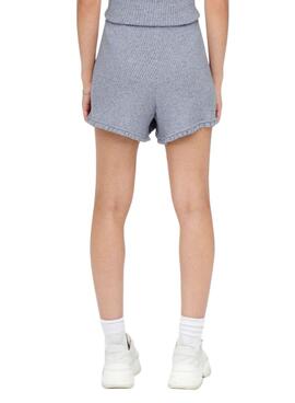 Short Only Ruffle Lina Bleu pour Femme