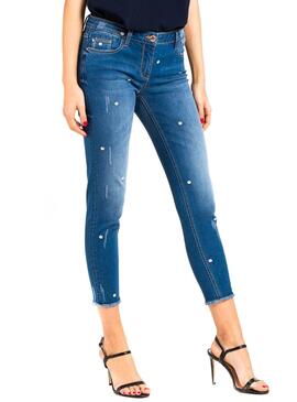 Jeans Naf Naf Fleurs Femme