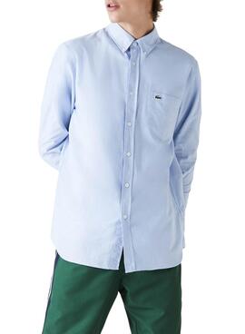 Chemise Lacoste CH4976 Bleu pour Homme