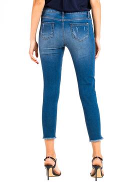 Jeans Naf Naf Fleurs Femme