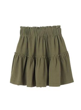 Jupe Mayoral Crêpe Vert Pour Fille