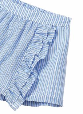 Jupe Pantalon Mayoral Rayures Bleu Pour Fille