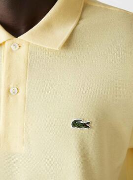 Polo Lacoste Classic L1212 Jaune Pour Homme