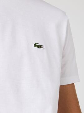 T-Shirt Lacoste Pima Blanc Pour Homme