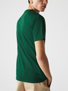 T-Shirt Lacoste Pima Vert Pour Homme