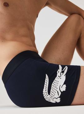 Pack 3 Slip Lacoste Sport Bleu Marine Homme