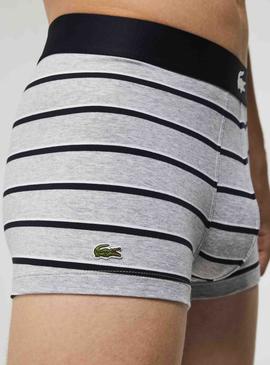 Pack 3 Slip Lacoste Sport Bleu Marine Homme