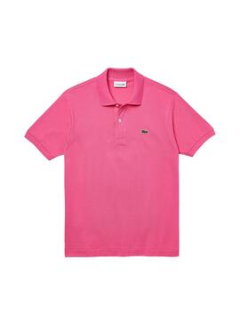 Polo lacoste best sale homme rose fushia