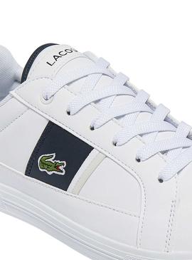 Baskets Lacoste Europa Court Blancs Homme