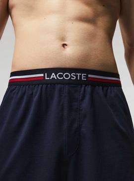 Short de pyjama Lacoste Bleu Marine Homme