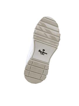 Baskets Pepe Jeans Banksy Trek Blancs Femme