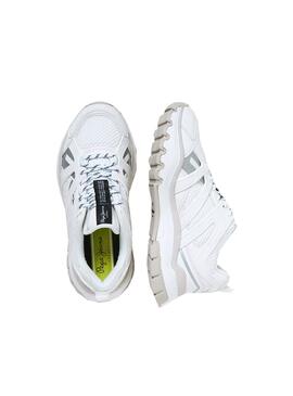 Baskets Pepe Jeans Banksy Trek Blancs Femme