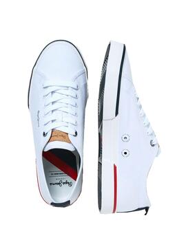 Baskets Pepe Jeans Kenton Smart  Blancs Homme