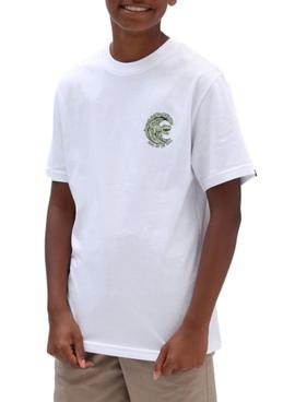 T-Shirt Vans Surf Dino Blanc Pour Garçon