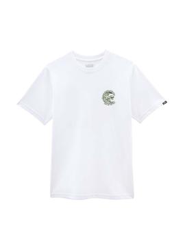 T-Shirt Vans Surf Dino Blanc Pour Garçon