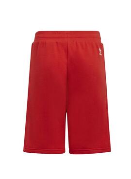 Bermudas Anneau Régulier Adidas Rouge Pour Garçon Y Fille