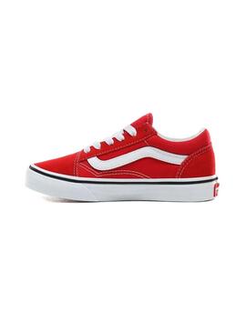 Baskets Vans Old Skool Rouge pour Garçon ET Fille