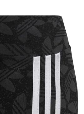 Leggings Adidas Logo Carbone pour Fille