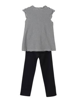 Set Mayoral Knitted Estampillé Noire pour Fille