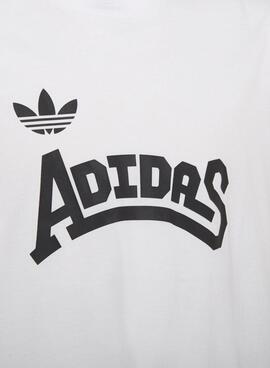 T-Shirt Logo de base Adidas Blanc Pour Fille