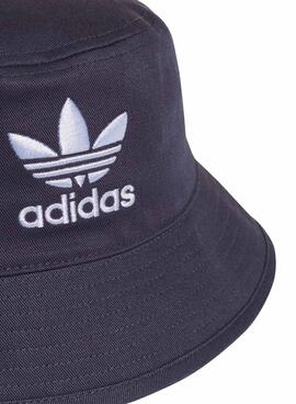 Chapeau Adidas Trefoil Seau Bleu Marine Pour Garçon Fille
